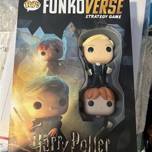 New Funkoverse Harry Potter Strategy Game: Draco Malfoy Ron Weasley.